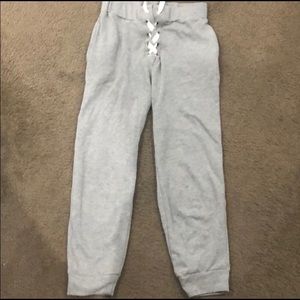 grey sweatpants
